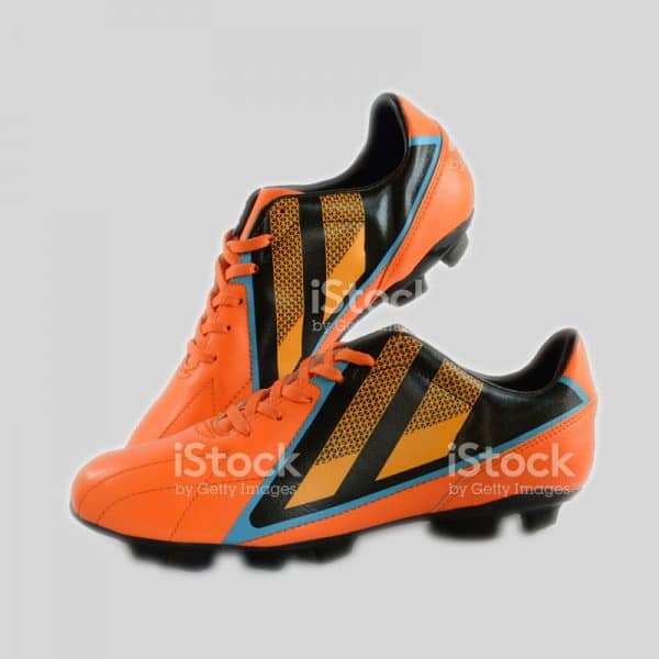 Orange Blaze Football Shoes