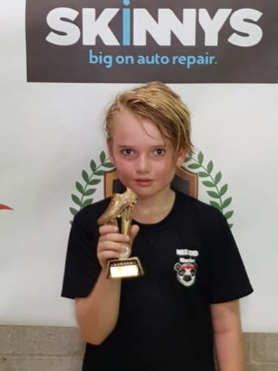 Fin Foxcroft West End Warriors Golden Boot Award
